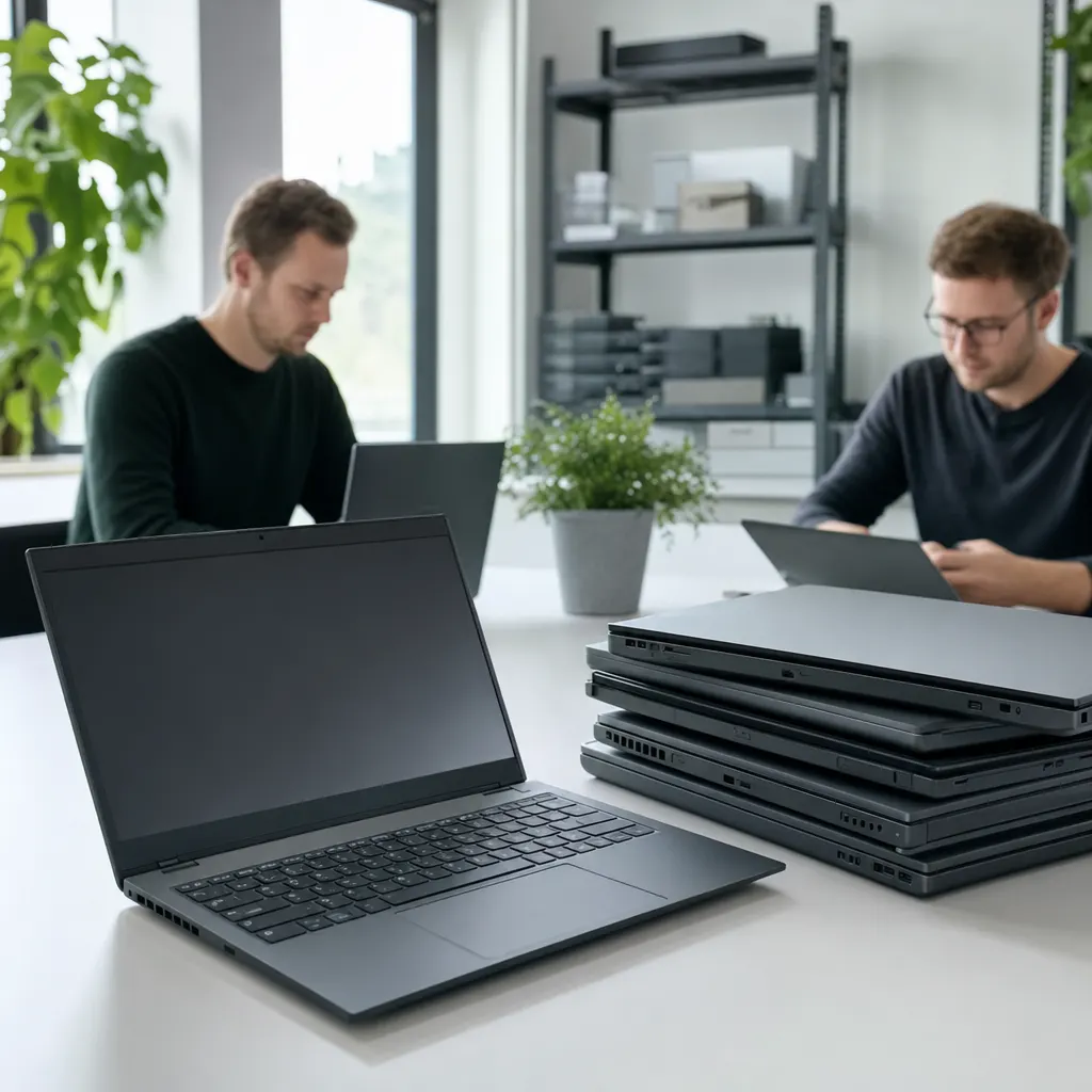 Übersicht laufender Softwarelizenzen auf einem Bildschirm im Büro